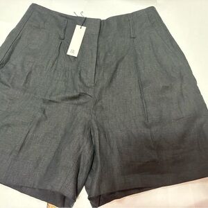 Brand New Banana Republic 100% Linen Women's Black Shorts